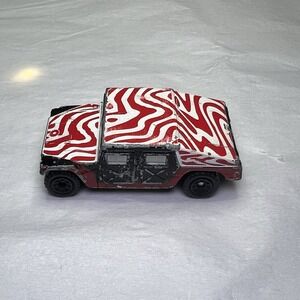 Matchbox 1998 Red & White Camo Humvee Hummer